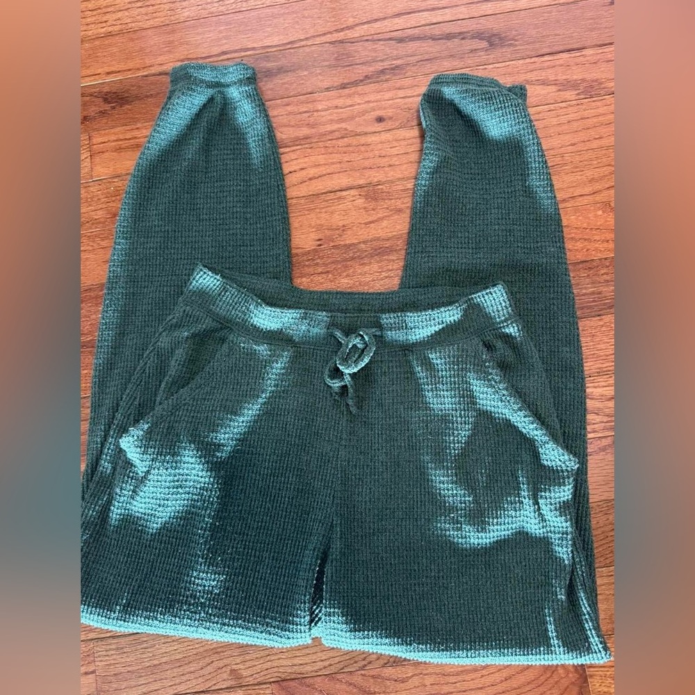 women’s waffle knit loungewear sweatpants